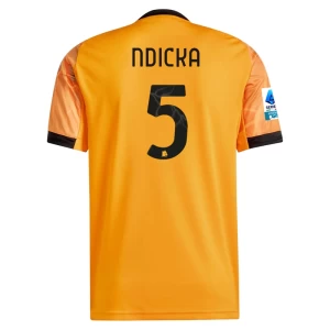 Fotbalové Dresy AS Roma Ndicka 5 2025-26 Home 2025-26 Venkovní Dres Mužské