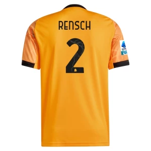 Fotbalové Dresy AS Roma Rensch 2 2025-26 Home 2025-26 Venkovní Dres Mužské