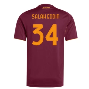 Fotbalové Dresy AS Roma Salah Eddin #34 2025-26 Domácí Dres Mužské