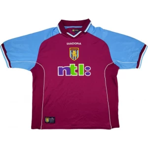 Fotbalové Dresy Aston Villa 2000-01 Domácí