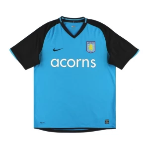 Fotbalové Dresy Aston Villa 2008-09 Venkovní