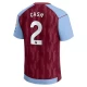 Fotbalové Dresy Aston Villa Cash #2 2023-24 Domácí Dres Mužské