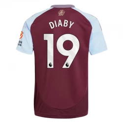 Fotbalové Dresy Aston Villa Diaby #19 2024-25 Domácí Dres Mužské