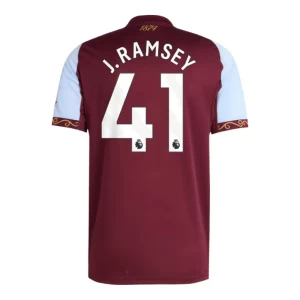 Fotbalové Dresy Aston Villa J. Ramsey #41 2025-26 Domácí Dres Mužské