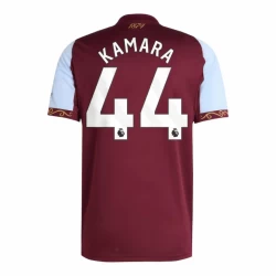 Fotbalové Dresy Aston Villa Kamara #44 2025-26 Domácí Dres Mužské