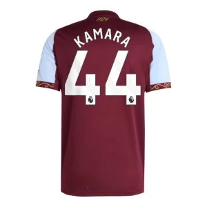 Fotbalové Dresy Aston Villa Kamara #44 2025-26 Domácí Dres Mužské