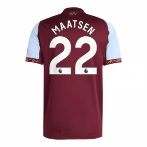 Fotbalové Dresy Aston Villa Maatsen #22 2025-26 Domácí Dres Mužské