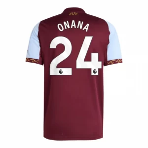 Fotbalové Dresy Aston Villa Onana #24 2025-26 Domácí Dres Mužské