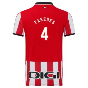 Fotbalové Dresy Athletic Club Bilbao Paredes #4 2025-26 Domácí Dres Mužské