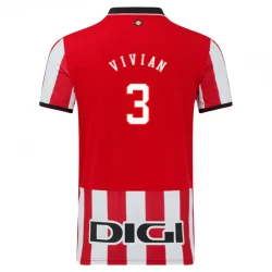 Fotbalové Dresy Athletic Club Bilbao Vivian #3 2025-26 Domácí Dres Mužské