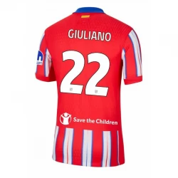 Fotbalové Dresy Atlético Madrid Giuliano #22 2024-25 UCL Domácí Dres Mužské