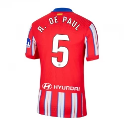 Fotbalové Dresy Atlético Madrid R. De Rodrigo De Paul #5 2024-25 Domácí Dres Mužské