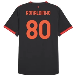 Fotbalové Dresy Authentic Ronaldinho #80 AC Milan 2026-27 Třetí Dres Mužské