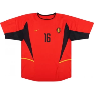 Fotbalové Dresy Belgie 2002 Mistrovství Světa Domácí