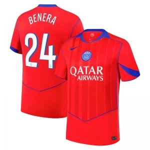 Fotbalové Dresy Benera #24 Paris Saint-Germain PSG 2025-26 Třetí Dres Mužské