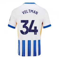 Fotbalové Dresy Brighton Hove Albion Veltman #34 2024-25 Domácí Dres Mužské