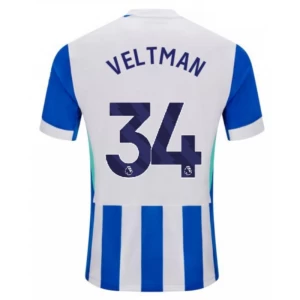 Fotbalové Dresy Brighton Hove Albion Veltman #34 2025-26 Domácí Dres Mužské