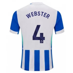 Fotbalové Dresy Brighton Hove Albion Webster #4 2025-26 Domácí Dres Mužské