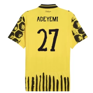 Fotbalové Dresy BVB Borussia Dortmund Adeyemi #27 2025-26 CWC Evonik Domácí Dres Mužské