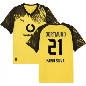 Fotbalové Dresy BVB Borussia Dortmund Fabio Silva #21 2025-26 Domácí Dres Mužské