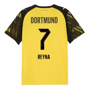 Fotbalové Dresy BVB Borussia Dortmund Reyna #7 2025-26 Domácí Dres Mužské