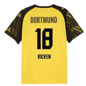 Fotbalové Dresy BVB Borussia Dortmund Ricken #18 2025-26 Domácí Dres Mužské