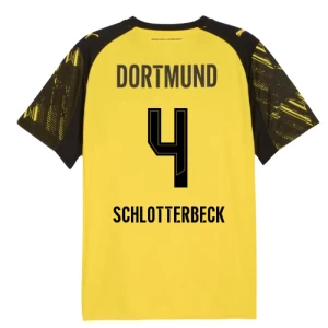 Fotbalové Dresy BVB Borussia Dortmund Schlotterbeck #4 2025-26 Domácí Dres Mužské