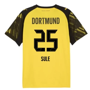 Fotbalové Dresy BVB Borussia Dortmund Sule #25 2025-26 Domácí Dres Mužské
