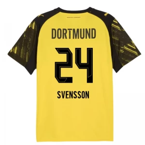 Fotbalové Dresy BVB Borussia Dortmund Svensson #24 2025-26 Domácí Dres Mužské