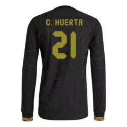 Fotbalové Dresy C. Huerta #21 Mexiko 2025 Black Gold Cup Třetí Dres Mužské Dlouhý Rukáv