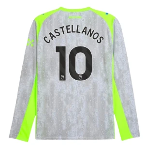 Fotbalové Dresy Castellanos #10 Manchester City 2025-26 Třetí Dres Mužské Dlouhý Rukáv