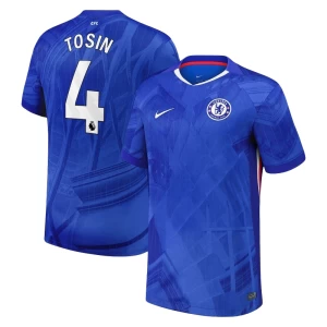 Fotbalové Dresy Chelsea FC Tosin #4 2025-26 Domácí Dres Mužské