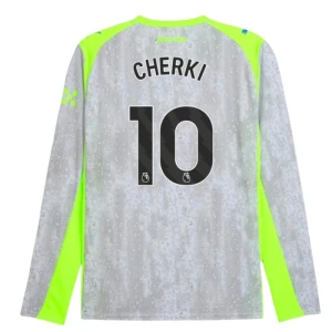 Fotbalové Dresy Cherki #10 Manchester City 2025-26 Třetí Dres Mužské Dlouhý Rukáv