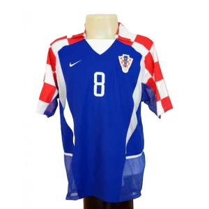 Fotbalové Dresy Chorvatsko 2002 Mistrovství Světa Venkovní