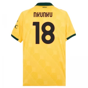 Fotbalové Dresy Christopher Nkunku #18 AC Milan 2025-26 Třetí Dres Mužské