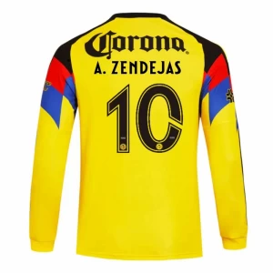 Fotbalové Dresy Club América A. ZENDEJAS #10 2025-26 Domácí Dres Mužské Dlouhý Rukáv