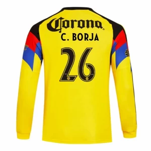 Fotbalové Dresy Club América C.BORJA #26 2025-26 Domácí Dres Mužské Dlouhý Rukáv