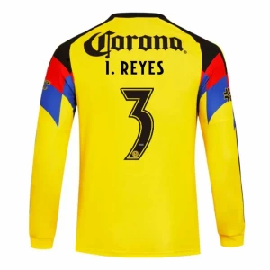 Fotbalové Dresy Club América I. REYES #3 2025-26 Domácí Dres Mužské Dlouhý Rukáv
