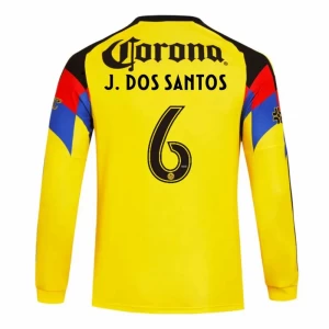 Fotbalové Dresy Club América J. DOS SANTOS #6 2025-26 Domácí Dres Mužské Dlouhý Rukáv