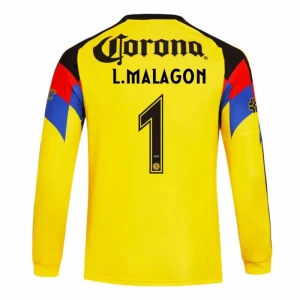 Fotbalové Dresy Club América L. MALAGON #1 2025-26 Domácí Dres Mužské Dlouhý Rukáv