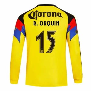 Fotbalové Dresy Club América R. ORQUIN #15 2025-26 Domácí Dres Mužské Dlouhý Rukáv