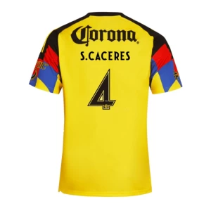 Fotbalové Dresy Club América S. CACERES #4 2025-26 Domácí Dres Mužské