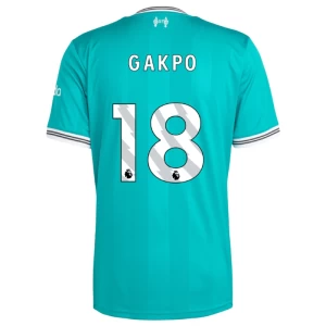 Fotbalové Dresy Cody Gakpo #18 Liverpool FC 2025-26 Třetí Dres Mužské