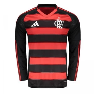 Fotbalové Dresy CR Flamengo 2025-26 Domácí Dres Mužské Dlouhý Rukáv