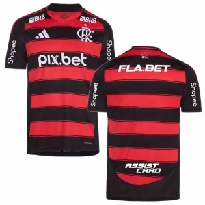 Fotbalové Dresy CR Flamengo 2025-26 Sponsor Domácí Dres Mužské