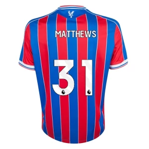 Fotbalové Dresy Crystal Palace Matthews #31 2025-26 Domácí Dres Mužské