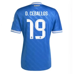 Fotbalové Dresy D. Ceballos #19 Real Madrid 2025-26 Třetí Dres Mužské