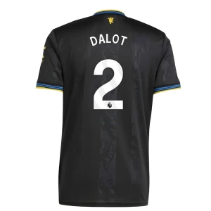 Fotbalové Dresy Dalot #2 Manchester United 2025-26 Třetí Dres Mužské