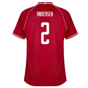 Fotbalové Dresy Dánsko Andersen #2 2026 Domácí Dres Mužské