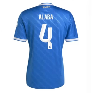 Fotbalové Dresy David Alaba #4 Real Madrid 2025-26 Třetí Dres Mužské
